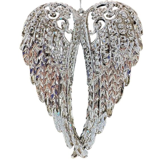 Love & Faith Christmas Tree Ornament Collection set of 3 NEW Star & Angel Wings - Picture 2 of 7